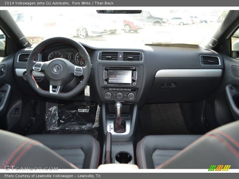 Pure White / Titan Black 2014 Volkswagen Jetta GLI Autobahn