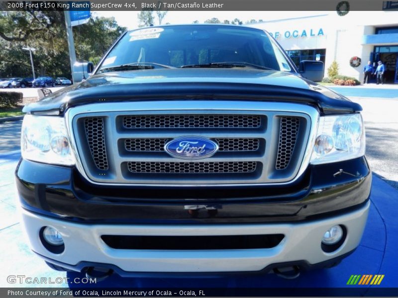 Black / Tan/Castaño Leather 2008 Ford F150 King Ranch SuperCrew 4x4