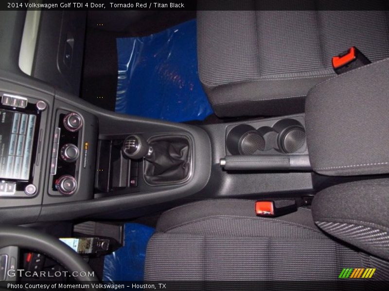 Tornado Red / Titan Black 2014 Volkswagen Golf TDI 4 Door