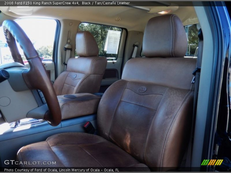 Black / Tan/Castaño Leather 2008 Ford F150 King Ranch SuperCrew 4x4