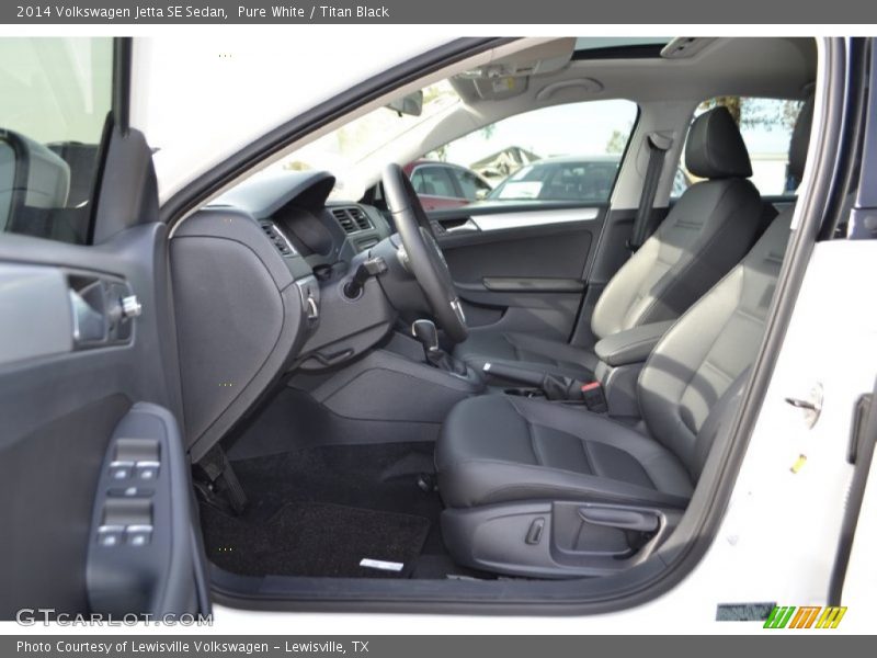 Pure White / Titan Black 2014 Volkswagen Jetta SE Sedan