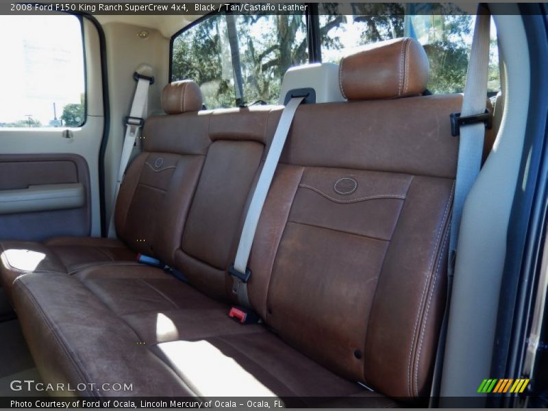 Black / Tan/Castaño Leather 2008 Ford F150 King Ranch SuperCrew 4x4