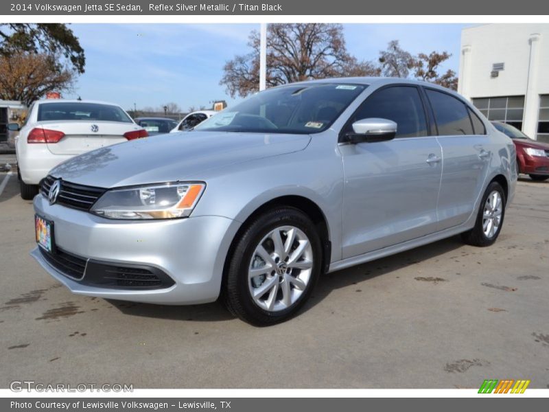 Reflex Silver Metallic / Titan Black 2014 Volkswagen Jetta SE Sedan