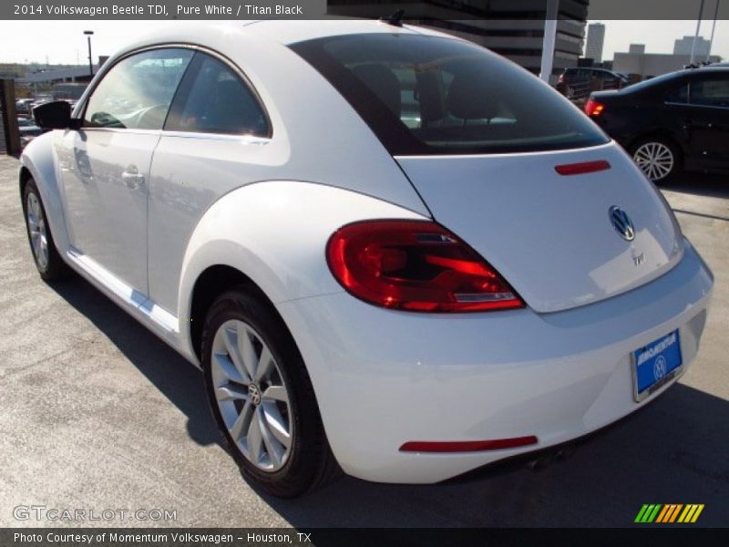 Pure White / Titan Black 2014 Volkswagen Beetle TDI