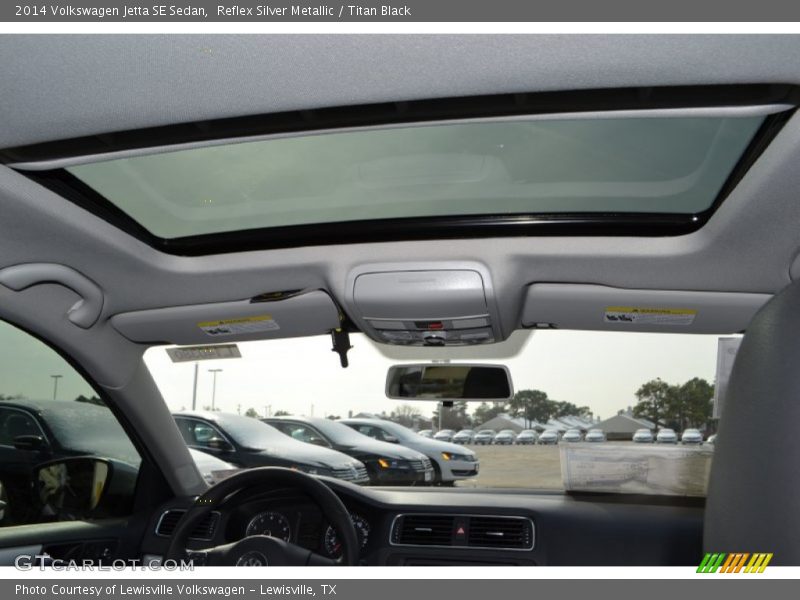 Reflex Silver Metallic / Titan Black 2014 Volkswagen Jetta SE Sedan