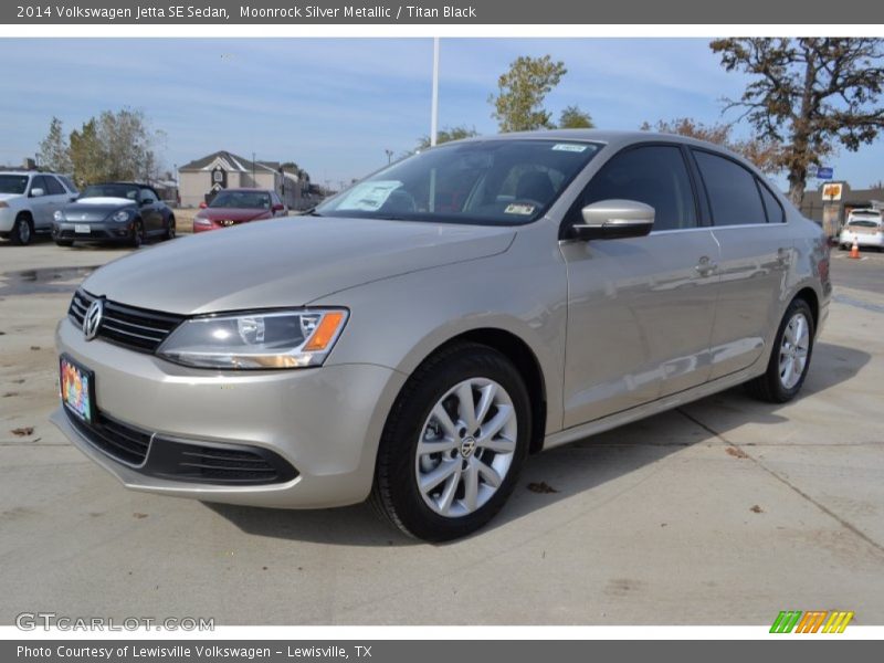 Moonrock Silver Metallic / Titan Black 2014 Volkswagen Jetta SE Sedan