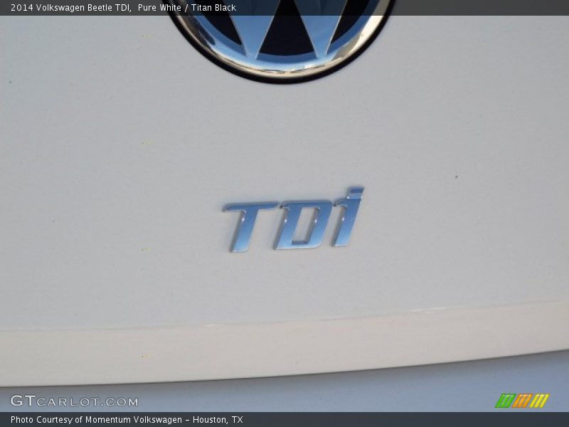 Pure White / Titan Black 2014 Volkswagen Beetle TDI