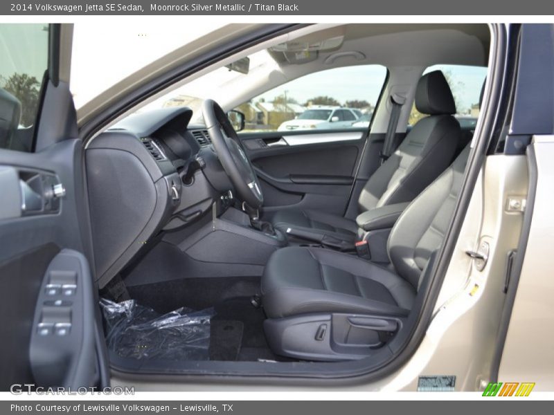 Moonrock Silver Metallic / Titan Black 2014 Volkswagen Jetta SE Sedan