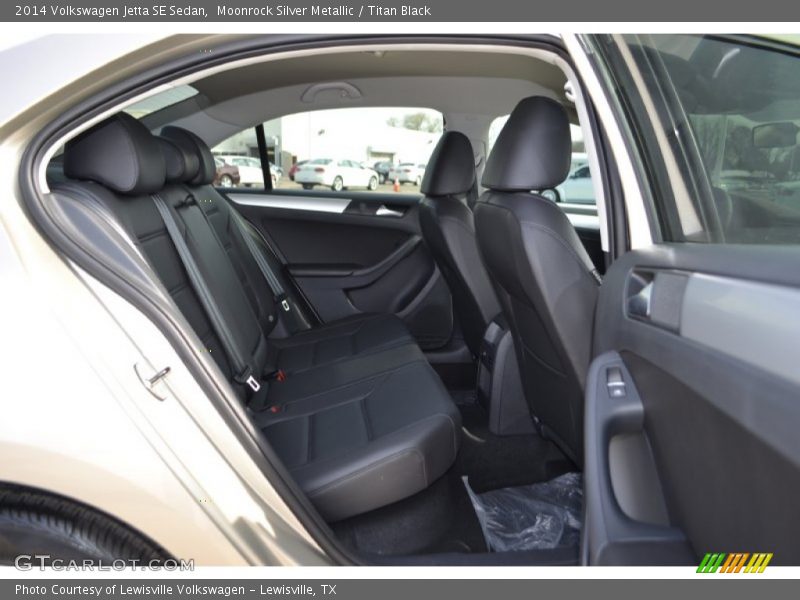 Moonrock Silver Metallic / Titan Black 2014 Volkswagen Jetta SE Sedan