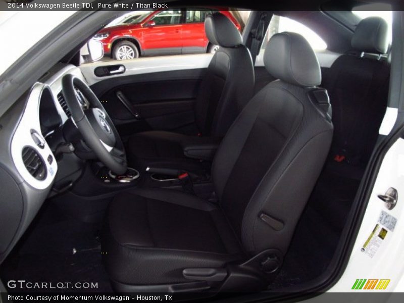 Pure White / Titan Black 2014 Volkswagen Beetle TDI