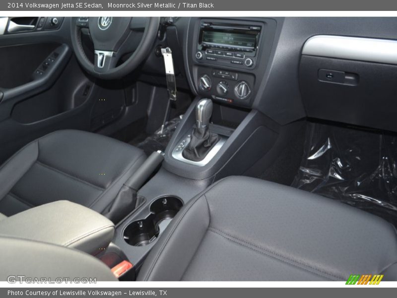 Moonrock Silver Metallic / Titan Black 2014 Volkswagen Jetta SE Sedan