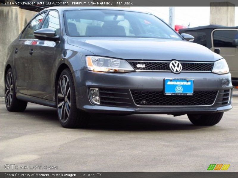 Platinum Gray Metallic / Titan Black 2014 Volkswagen Jetta GLI Autobahn
