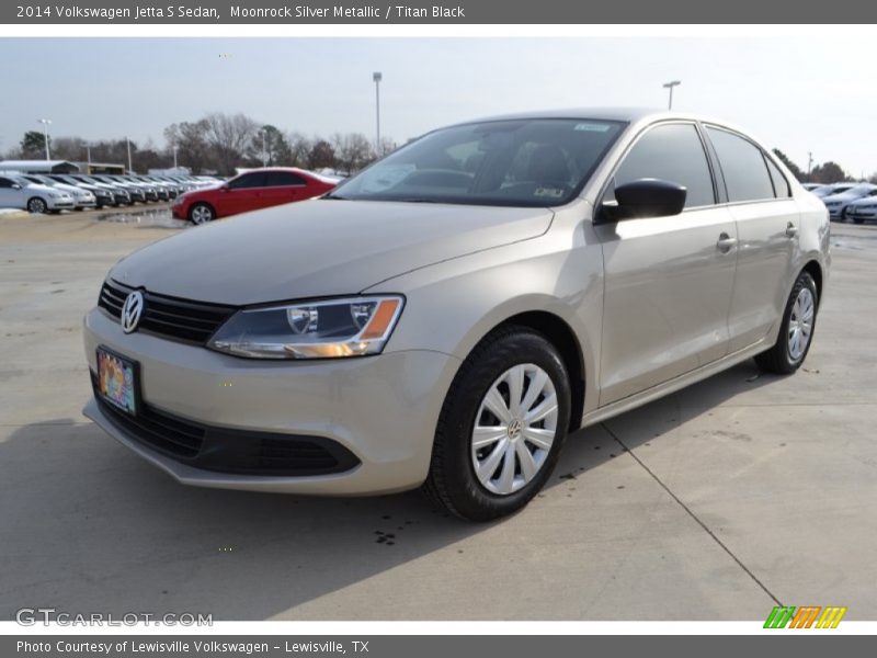 Moonrock Silver Metallic / Titan Black 2014 Volkswagen Jetta S Sedan
