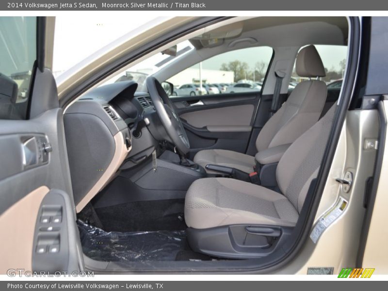 Moonrock Silver Metallic / Titan Black 2014 Volkswagen Jetta S Sedan