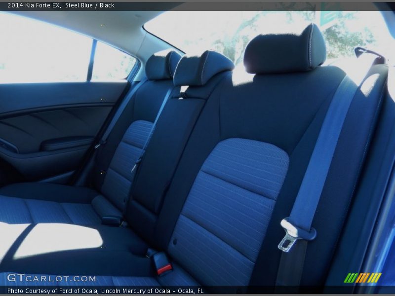 Steel Blue / Black 2014 Kia Forte EX