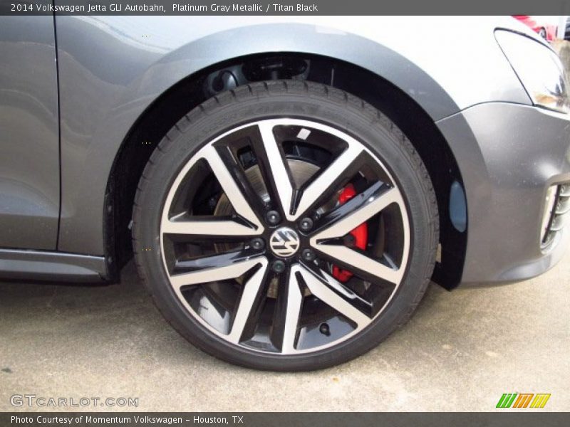 Platinum Gray Metallic / Titan Black 2014 Volkswagen Jetta GLI Autobahn