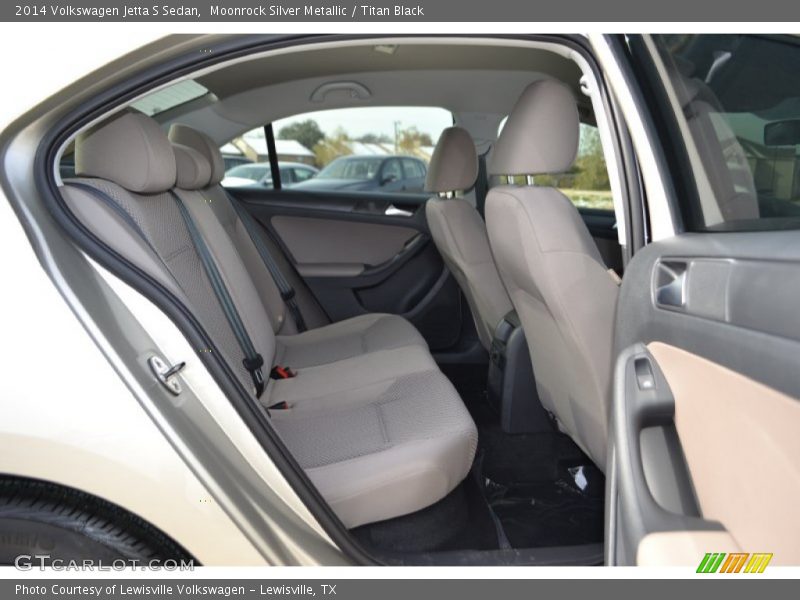Moonrock Silver Metallic / Titan Black 2014 Volkswagen Jetta S Sedan