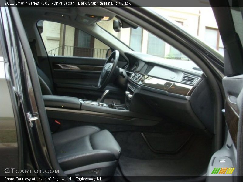 Dark Graphite Metallic / Black 2011 BMW 7 Series 750Li xDrive Sedan