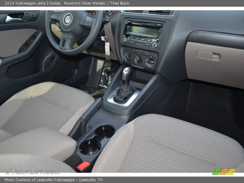 Moonrock Silver Metallic / Titan Black 2014 Volkswagen Jetta S Sedan