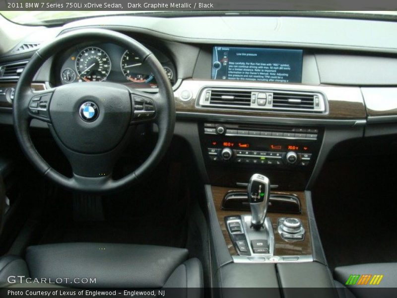 Dark Graphite Metallic / Black 2011 BMW 7 Series 750Li xDrive Sedan