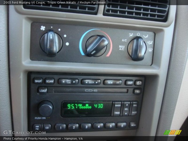 Controls of 2003 Mustang V6 Coupe