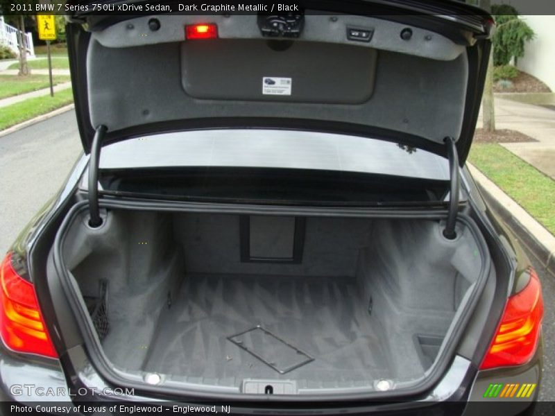 Dark Graphite Metallic / Black 2011 BMW 7 Series 750Li xDrive Sedan