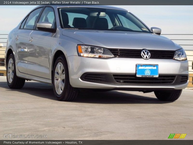 Reflex Silver Metallic / Titan Black 2014 Volkswagen Jetta SE Sedan