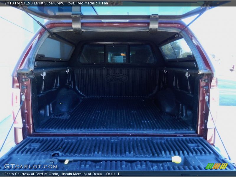 Royal Red Metallic / Tan 2010 Ford F150 Lariat SuperCrew