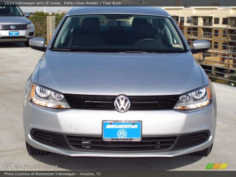 Reflex Silver Metallic / Titan Black 2014 Volkswagen Jetta SE Sedan