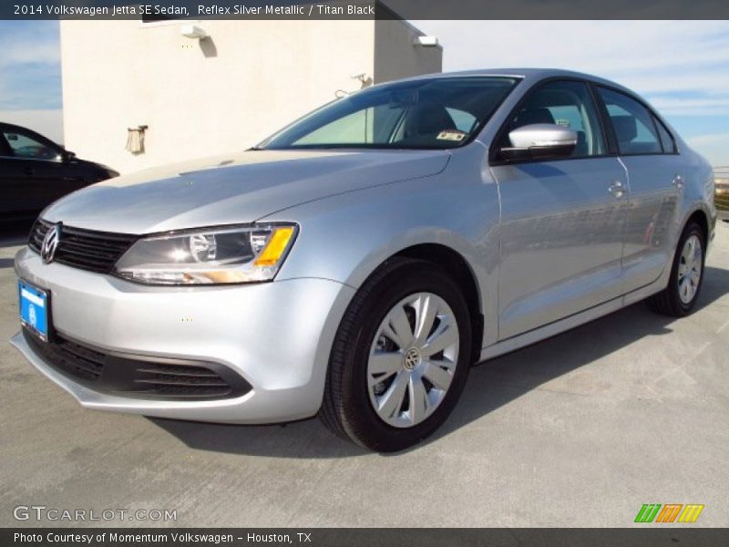 Reflex Silver Metallic / Titan Black 2014 Volkswagen Jetta SE Sedan