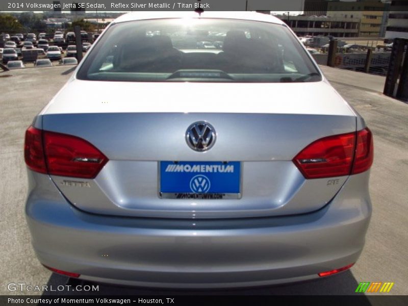 Reflex Silver Metallic / Titan Black 2014 Volkswagen Jetta SE Sedan
