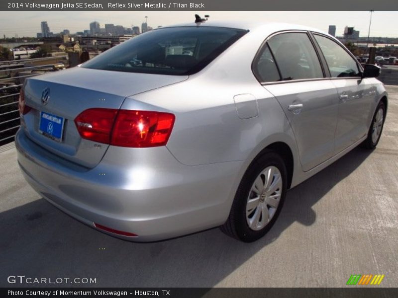 Reflex Silver Metallic / Titan Black 2014 Volkswagen Jetta SE Sedan