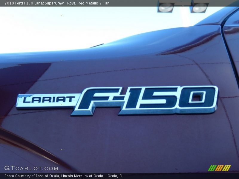 Royal Red Metallic / Tan 2010 Ford F150 Lariat SuperCrew