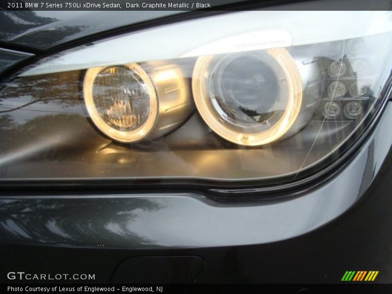 Dark Graphite Metallic / Black 2011 BMW 7 Series 750Li xDrive Sedan