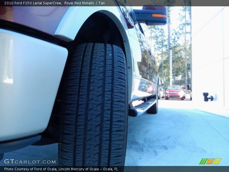 Royal Red Metallic / Tan 2010 Ford F150 Lariat SuperCrew
