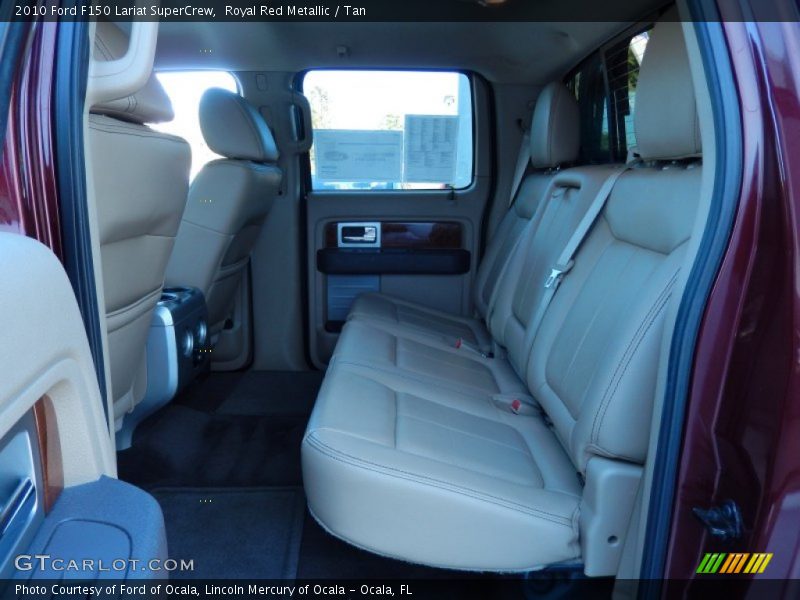 Royal Red Metallic / Tan 2010 Ford F150 Lariat SuperCrew