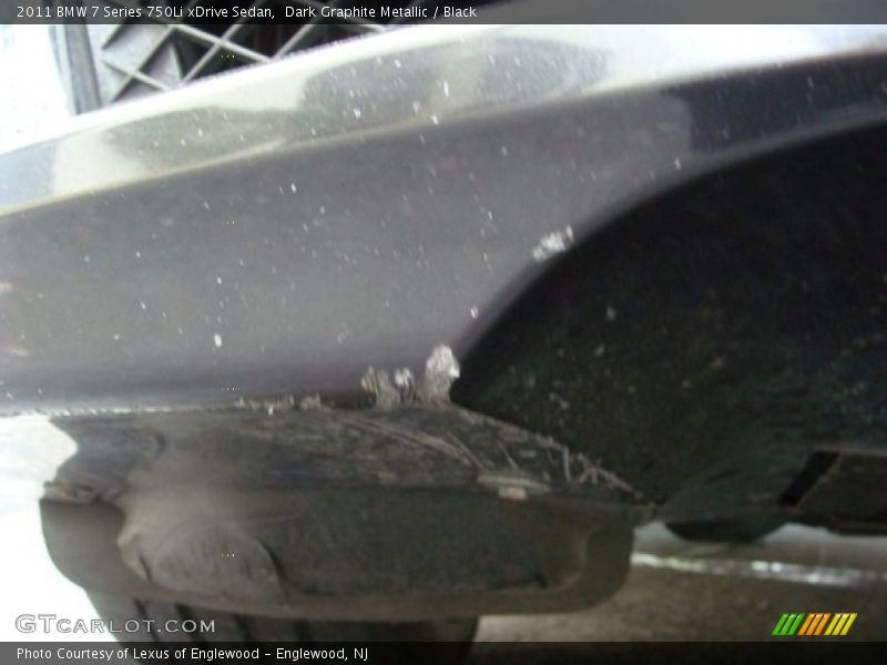 Dark Graphite Metallic / Black 2011 BMW 7 Series 750Li xDrive Sedan