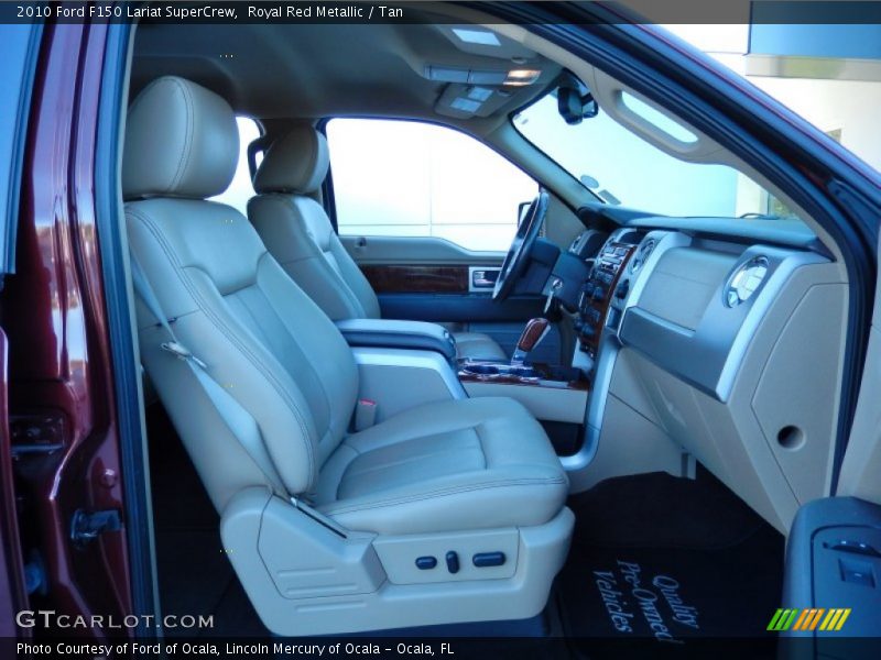 Royal Red Metallic / Tan 2010 Ford F150 Lariat SuperCrew