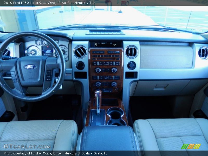 Royal Red Metallic / Tan 2010 Ford F150 Lariat SuperCrew