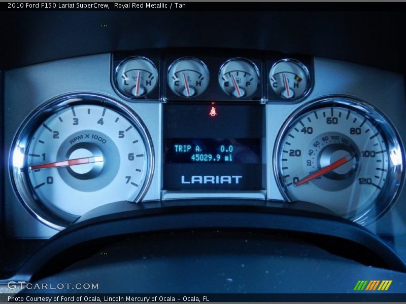 Royal Red Metallic / Tan 2010 Ford F150 Lariat SuperCrew