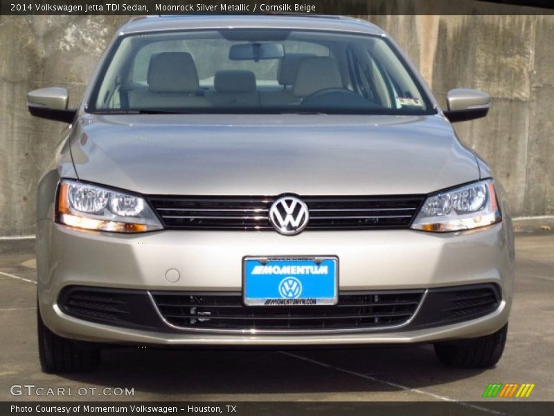 Moonrock Silver Metallic / Cornsilk Beige 2014 Volkswagen Jetta TDI Sedan