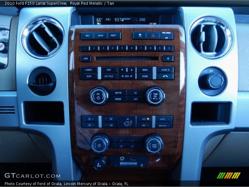 Royal Red Metallic / Tan 2010 Ford F150 Lariat SuperCrew