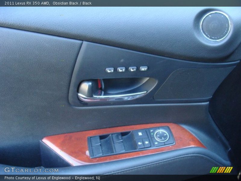 Obsidian Black / Black 2011 Lexus RX 350 AWD