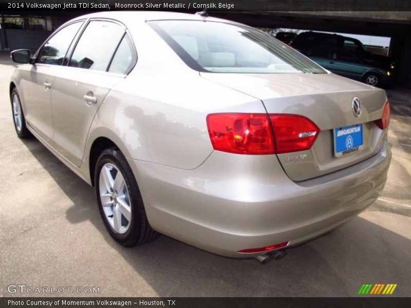 Moonrock Silver Metallic / Cornsilk Beige 2014 Volkswagen Jetta TDI Sedan