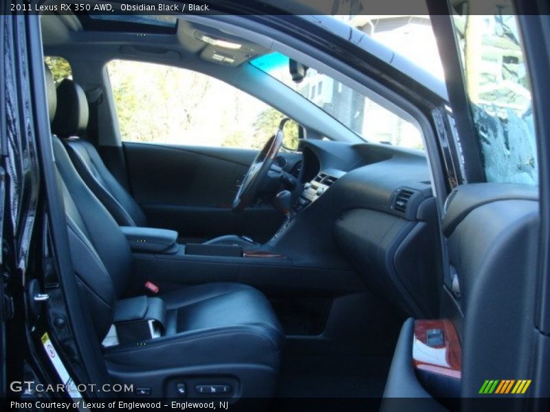 Obsidian Black / Black 2011 Lexus RX 350 AWD