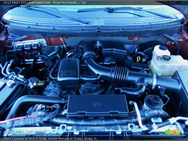 Royal Red Metallic / Tan 2010 Ford F150 Lariat SuperCrew