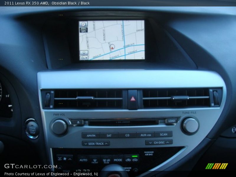 Obsidian Black / Black 2011 Lexus RX 350 AWD