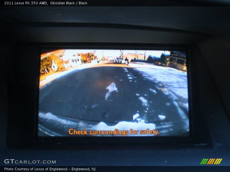 Obsidian Black / Black 2011 Lexus RX 350 AWD