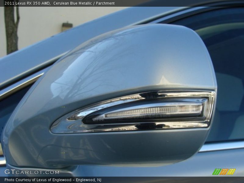 Cerulean Blue Metallic / Parchment 2011 Lexus RX 350 AWD