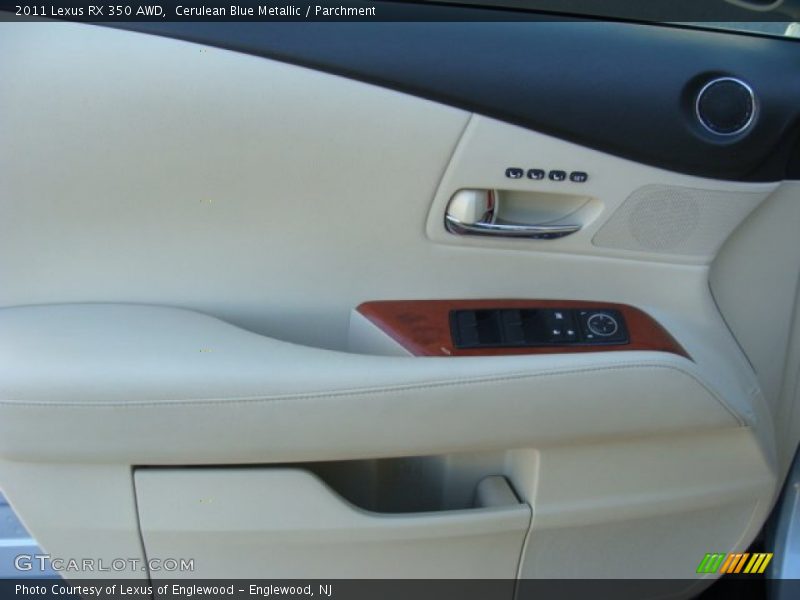 Cerulean Blue Metallic / Parchment 2011 Lexus RX 350 AWD